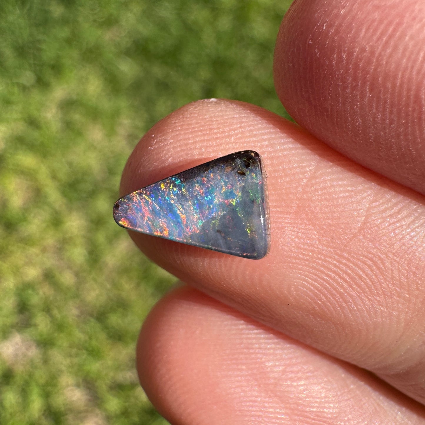 1.17 Ct small rainbow boulder opal