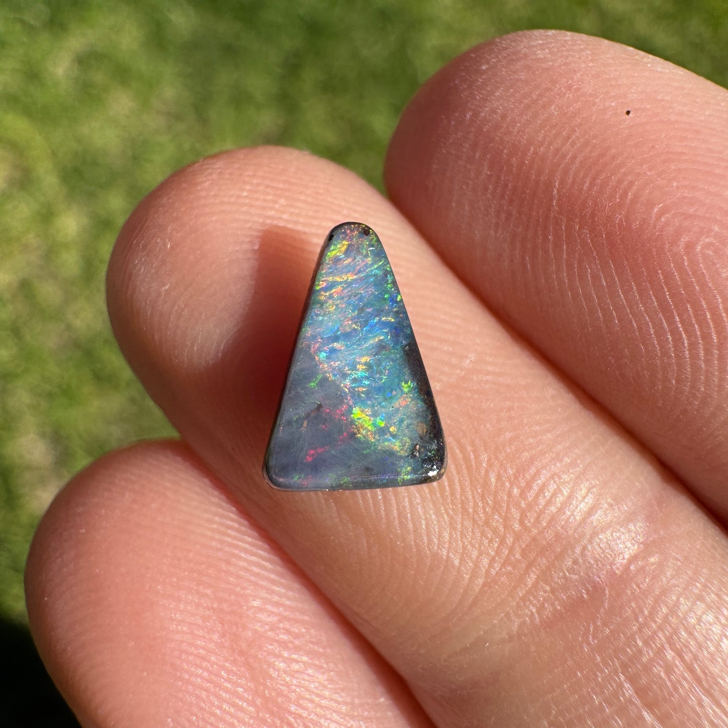 1.17 Ct small rainbow boulder opal