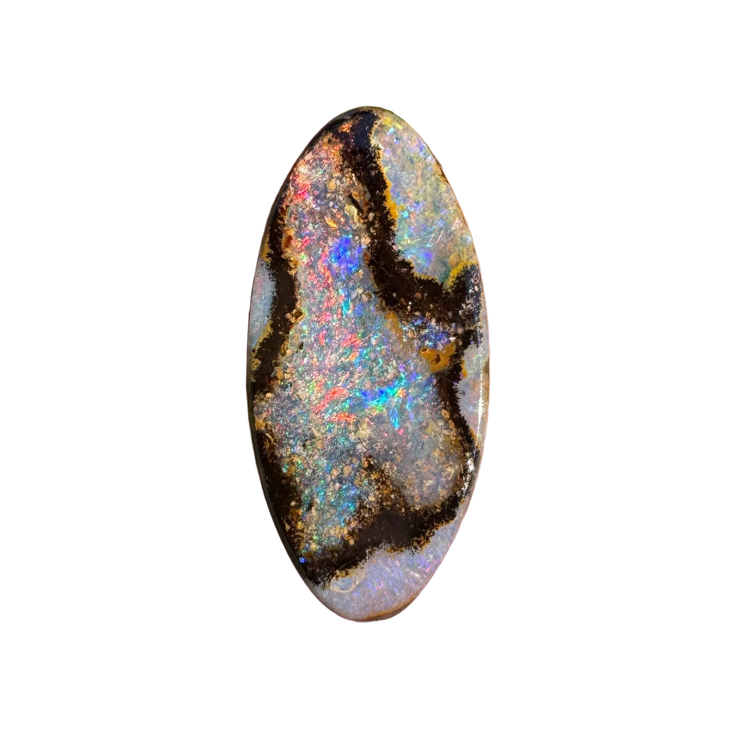 2.89 Ct oval boulder opal