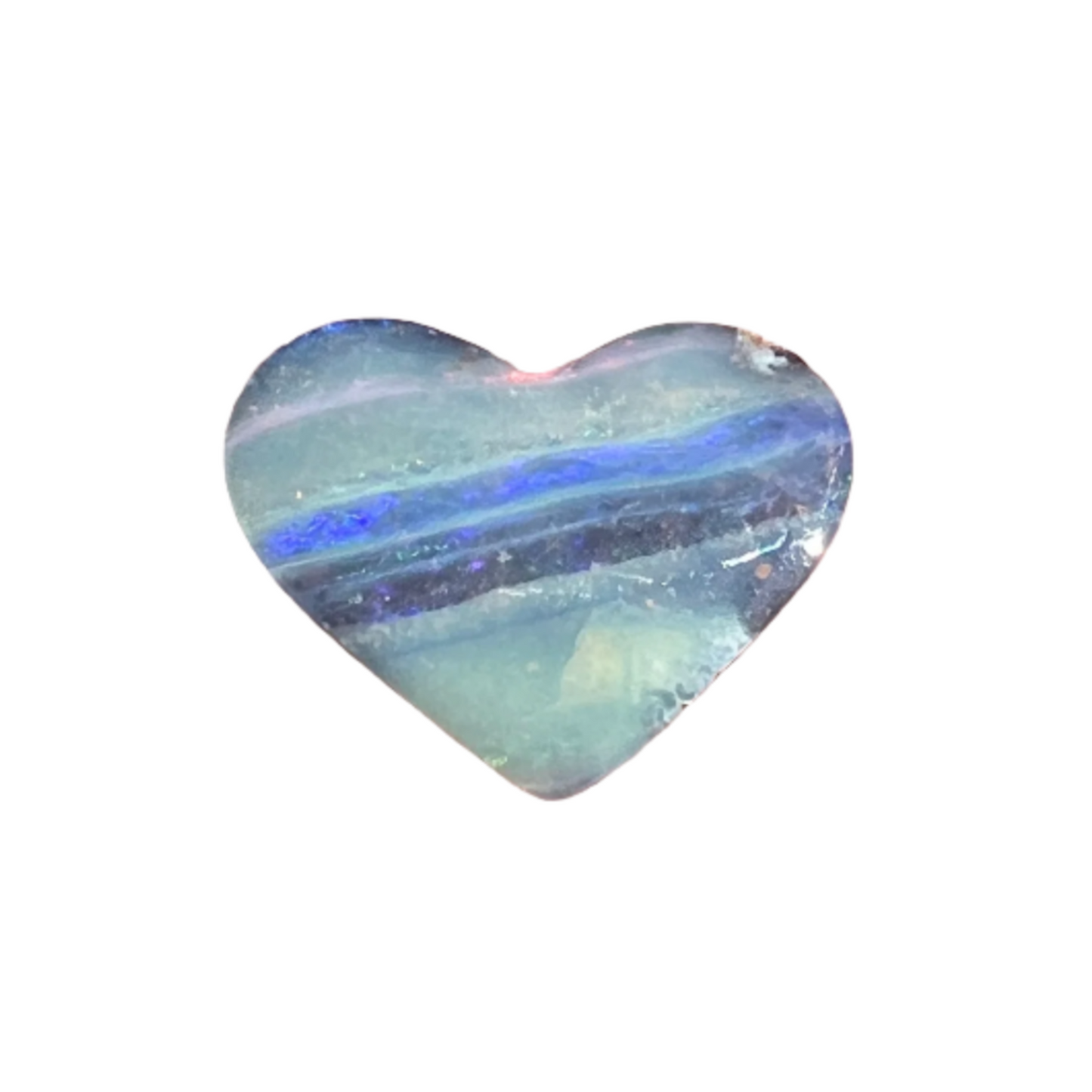 2.46 Ct small heart boulder opal