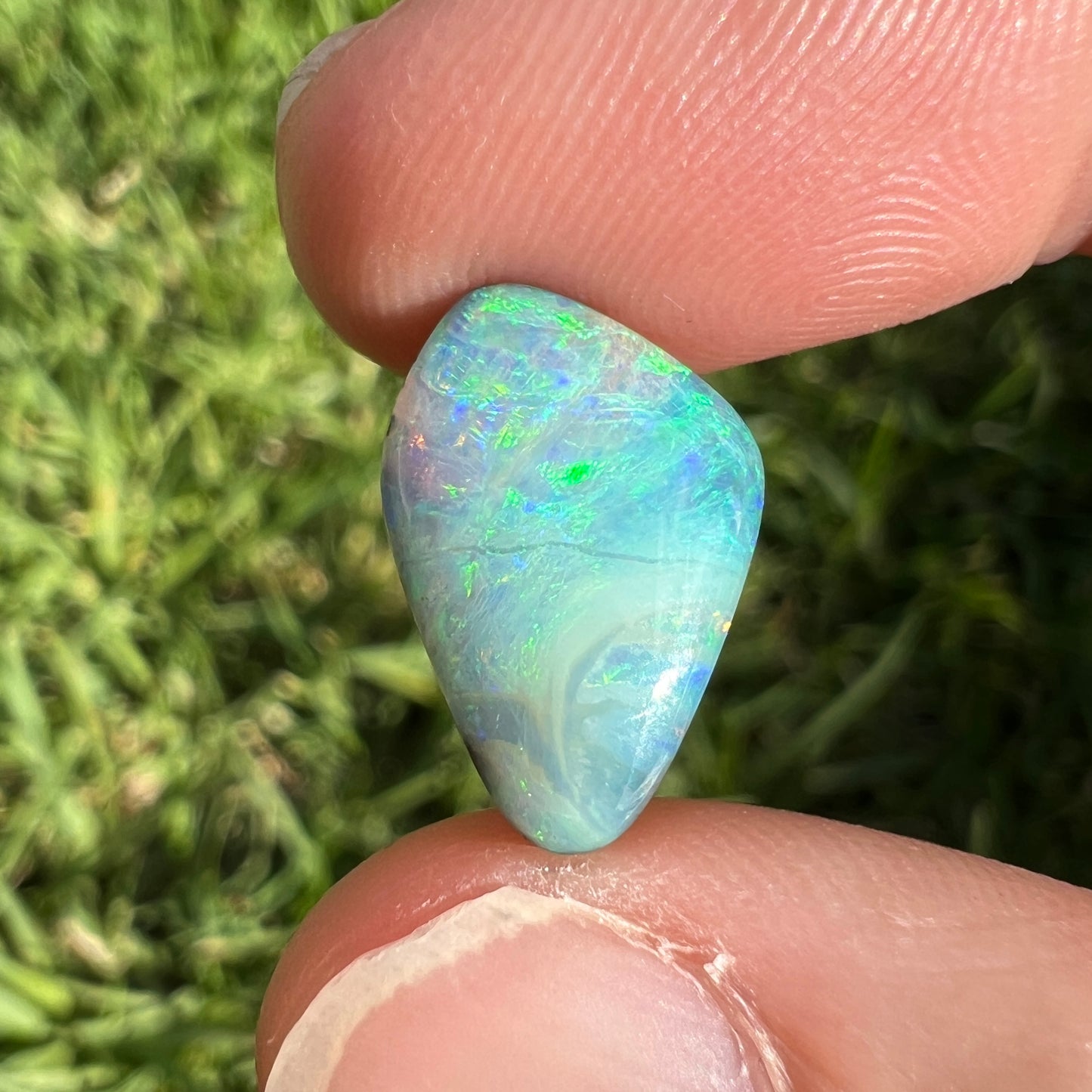 4.11 Ct ocean-toned boulder opal