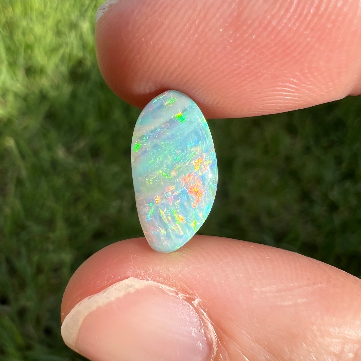 2.13 Ct small rainbow boulder opal