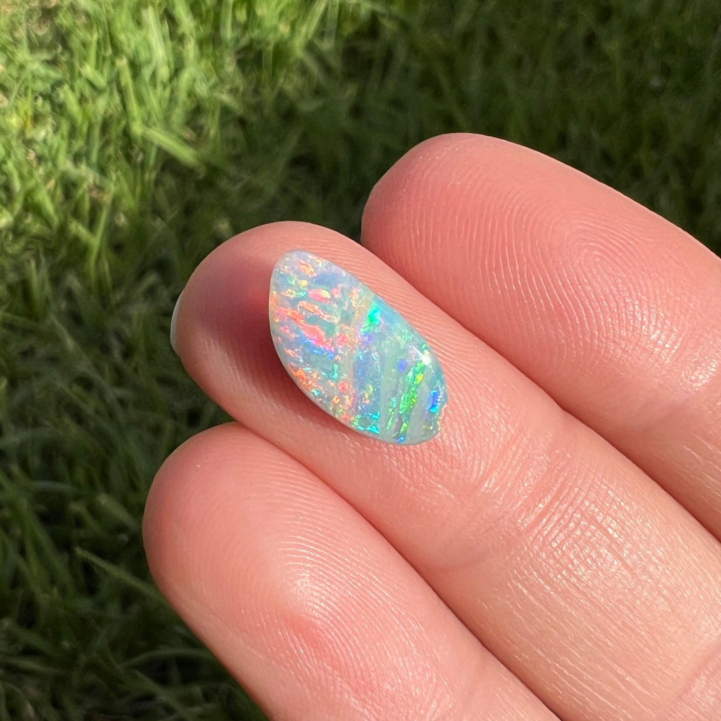 2.13 Ct small rainbow boulder opal