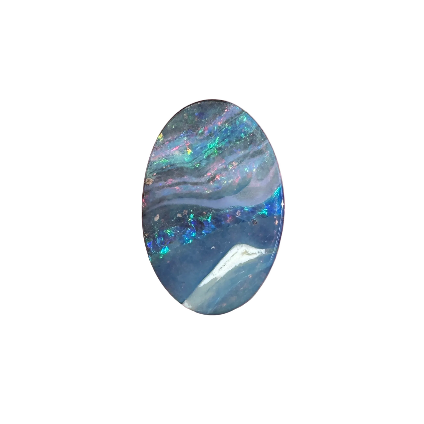 2.73 Ct oval boulder opal