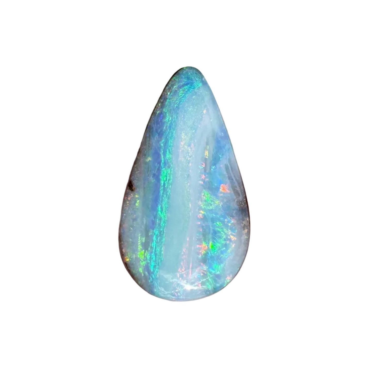 5.56 Ct teardrop boulder opal