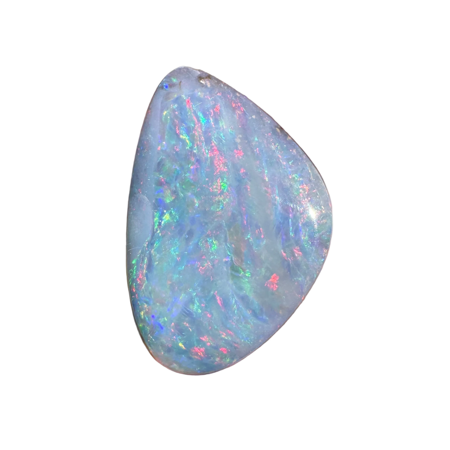4.76 Ct  lilac-hued rainbow boulder opal