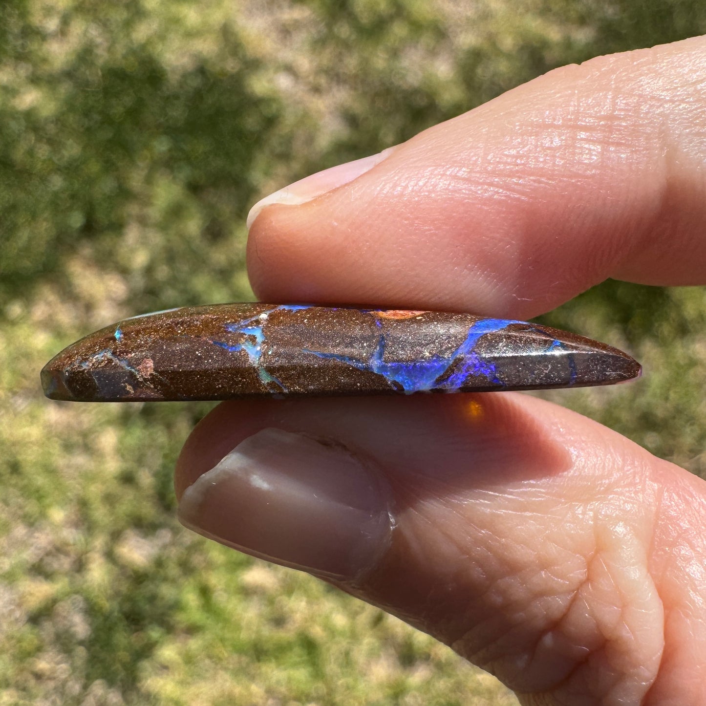 19.75 Ct large teardrop matrix boulder opal