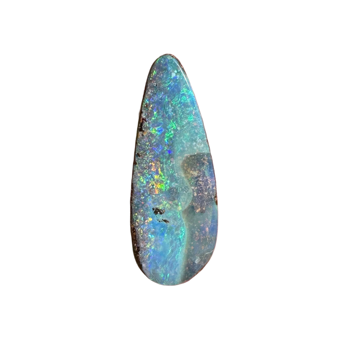 4.39 Ct green-blue boulder opal
