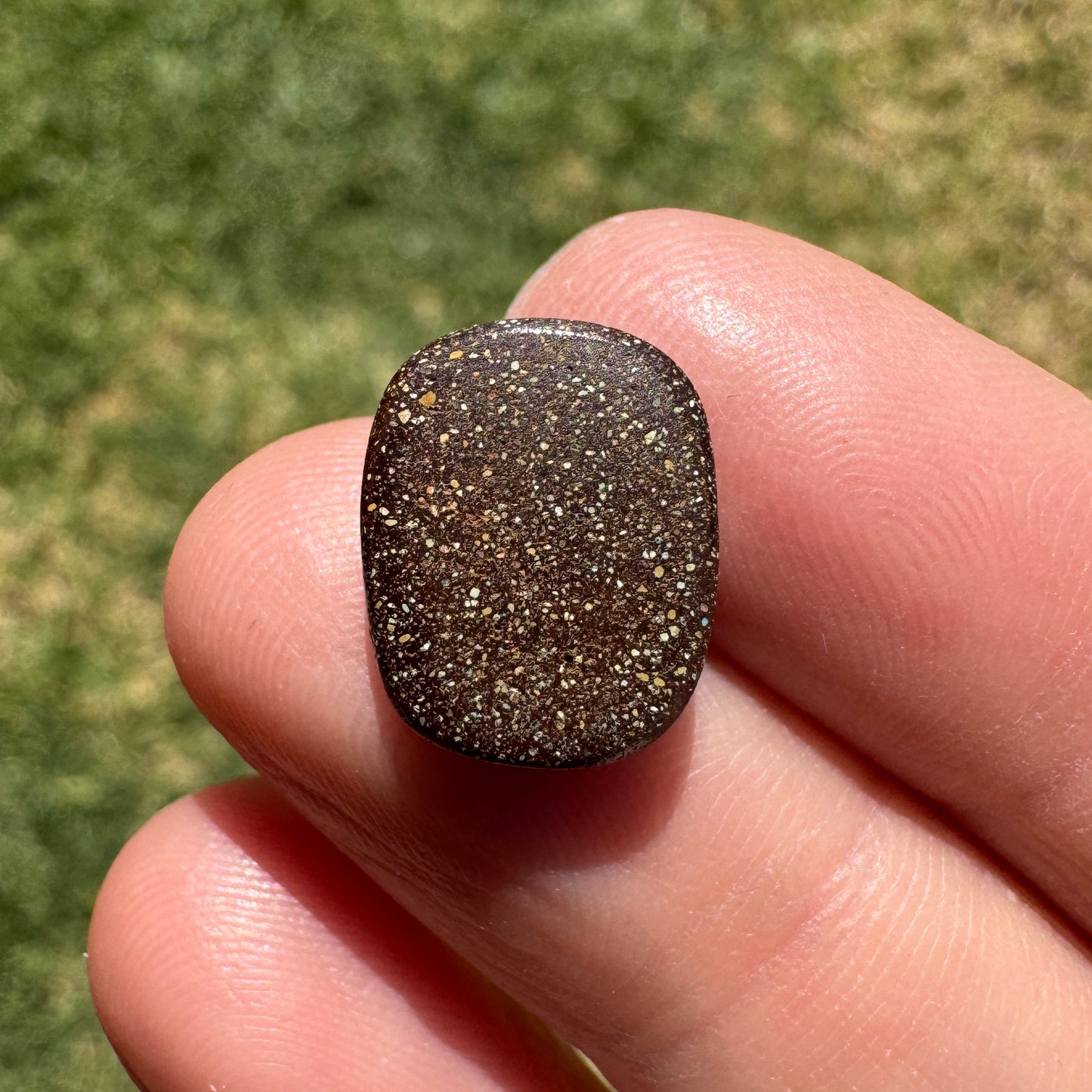 5.29 Ct ocean green-blue boulder opal