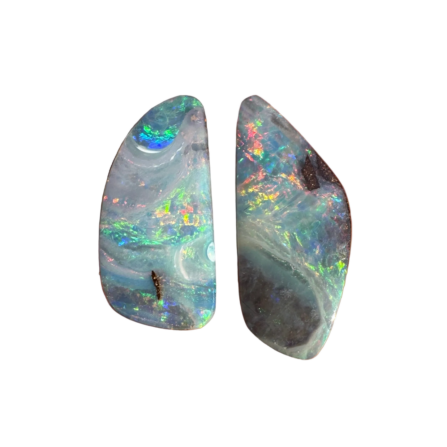 8.55 Ct sister boulder opal pair