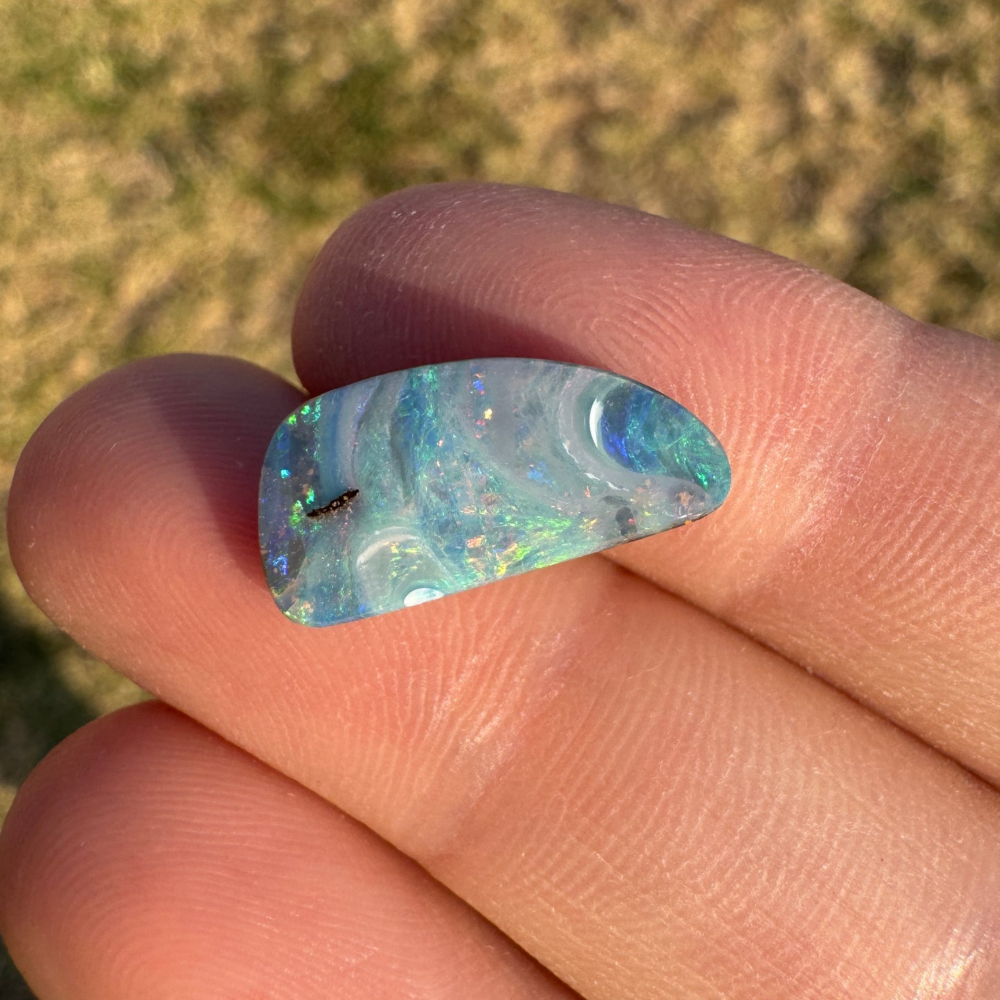 8.55 Ct sister boulder opal pair