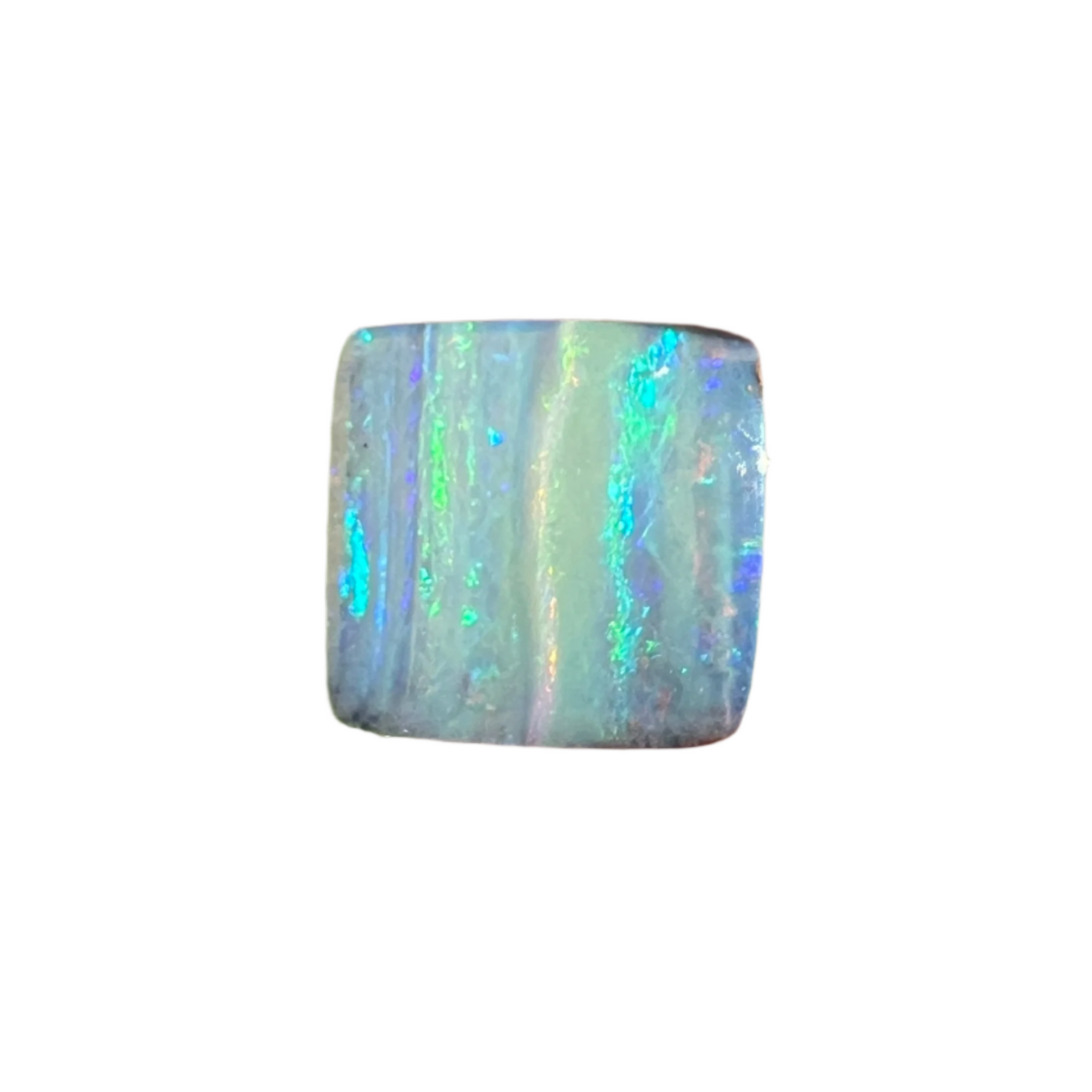 3.23 Ct small square boulder opal