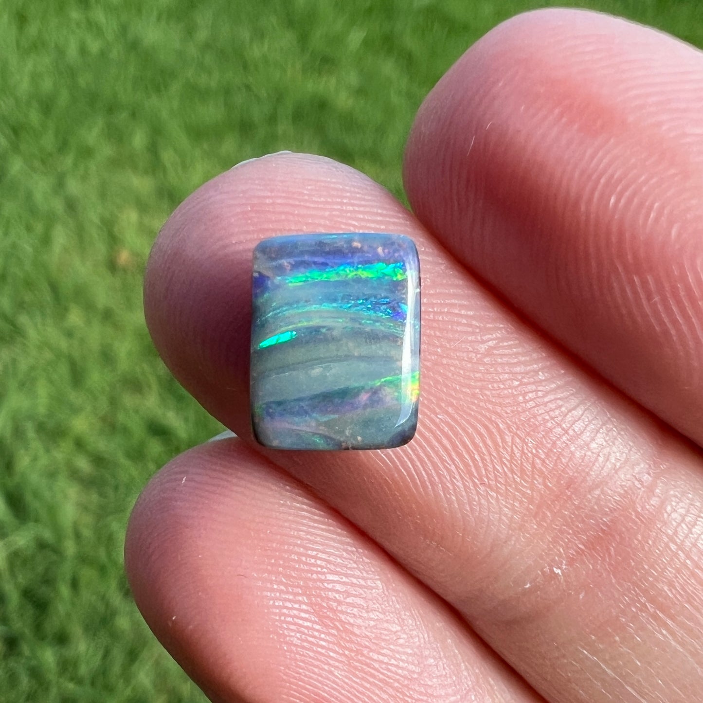 1.77 Ct rectangle boulder opal