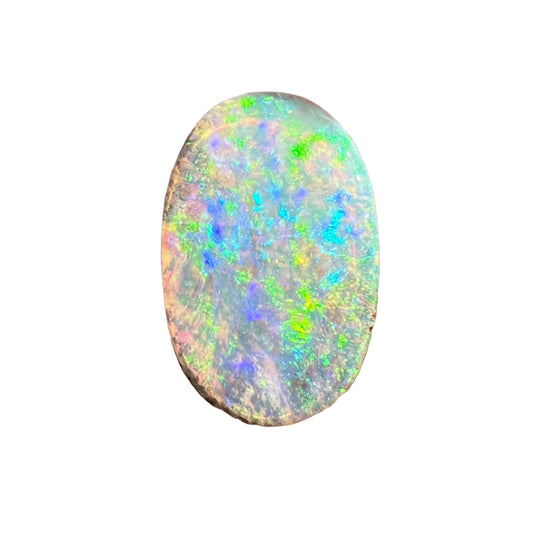 6.45 Ct bright rainbow boulder opal