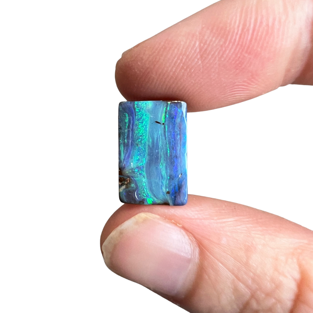 6.01 Ct green-blue boulder opal