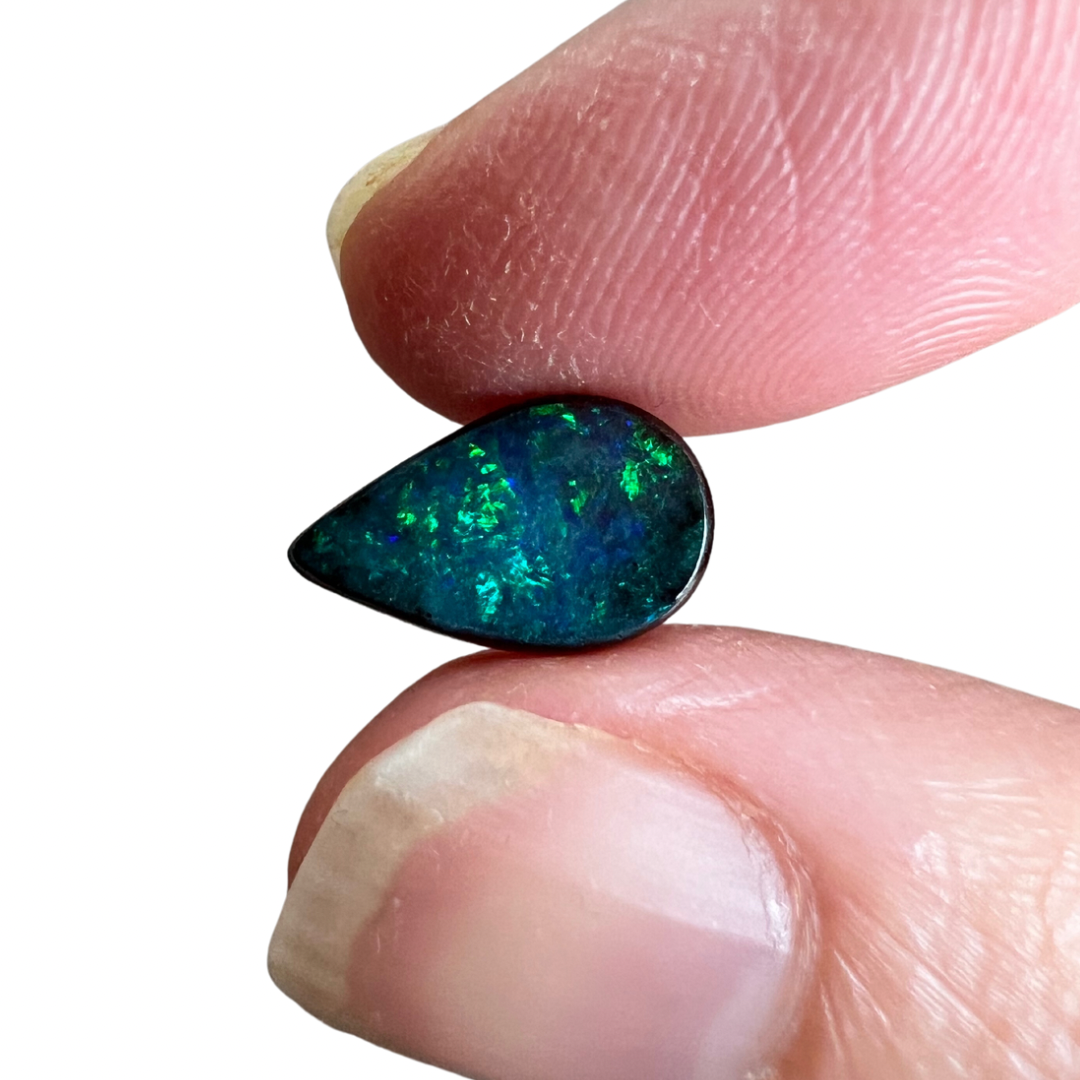 2.28 Ct green-blue boulder opal