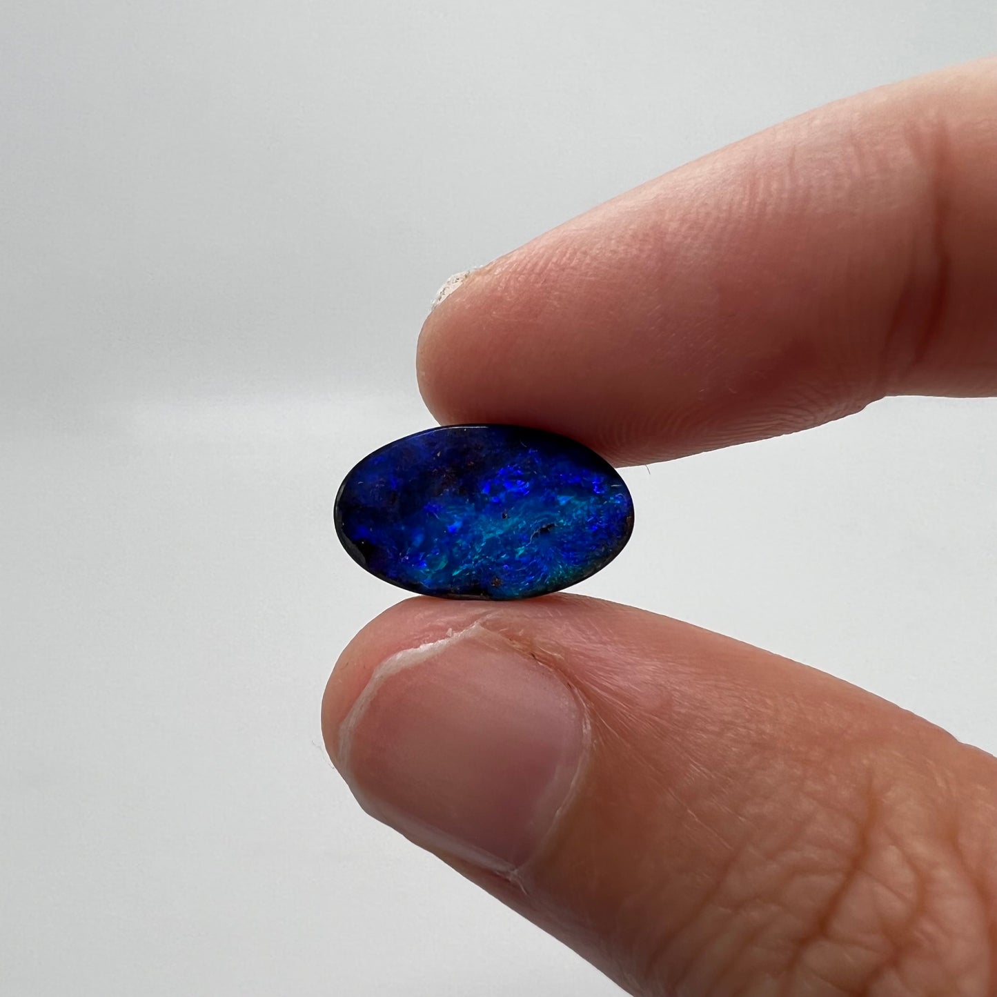 3.91 Ct small oval boulder opal