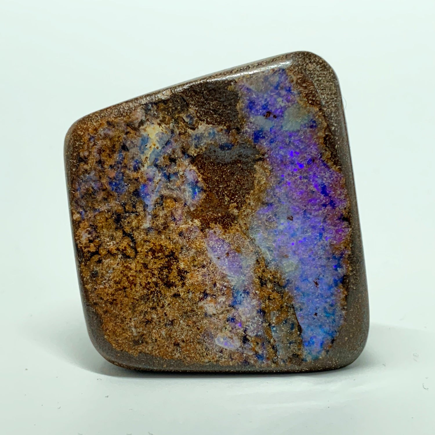 Australian Boulder Opal - 295 Ct lilac boulder opal specimen - Broken River Mining