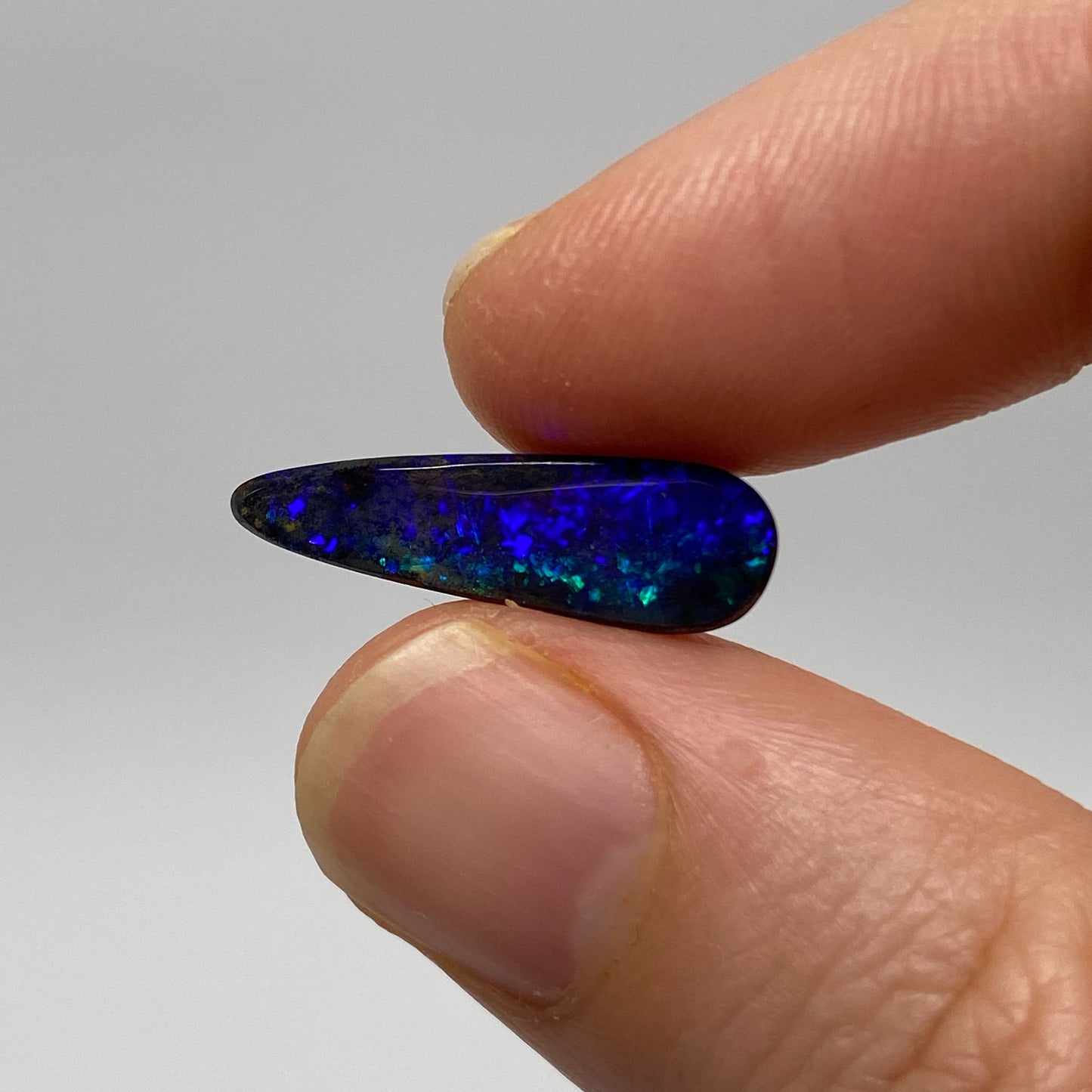 3.10 Ct small dark purple boulder opal