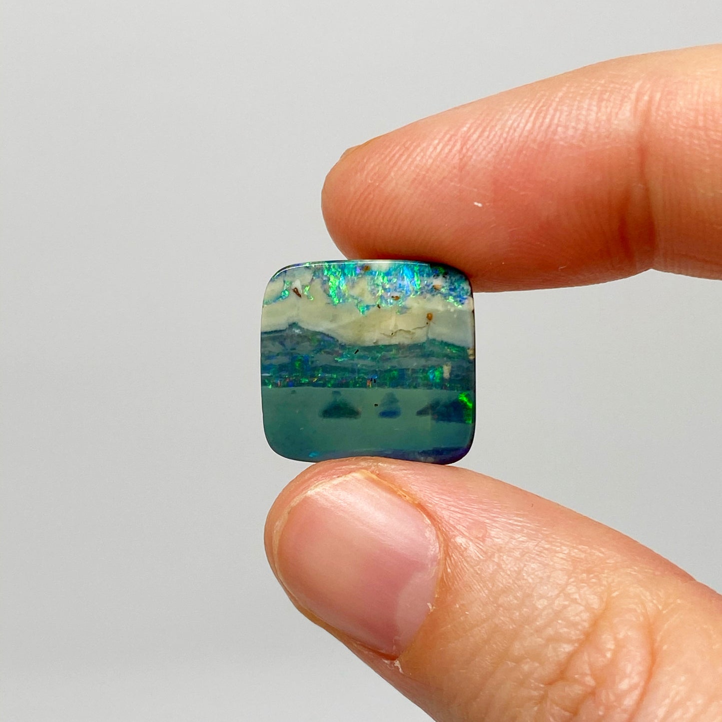 8.10 Ct rectangle boulder opal