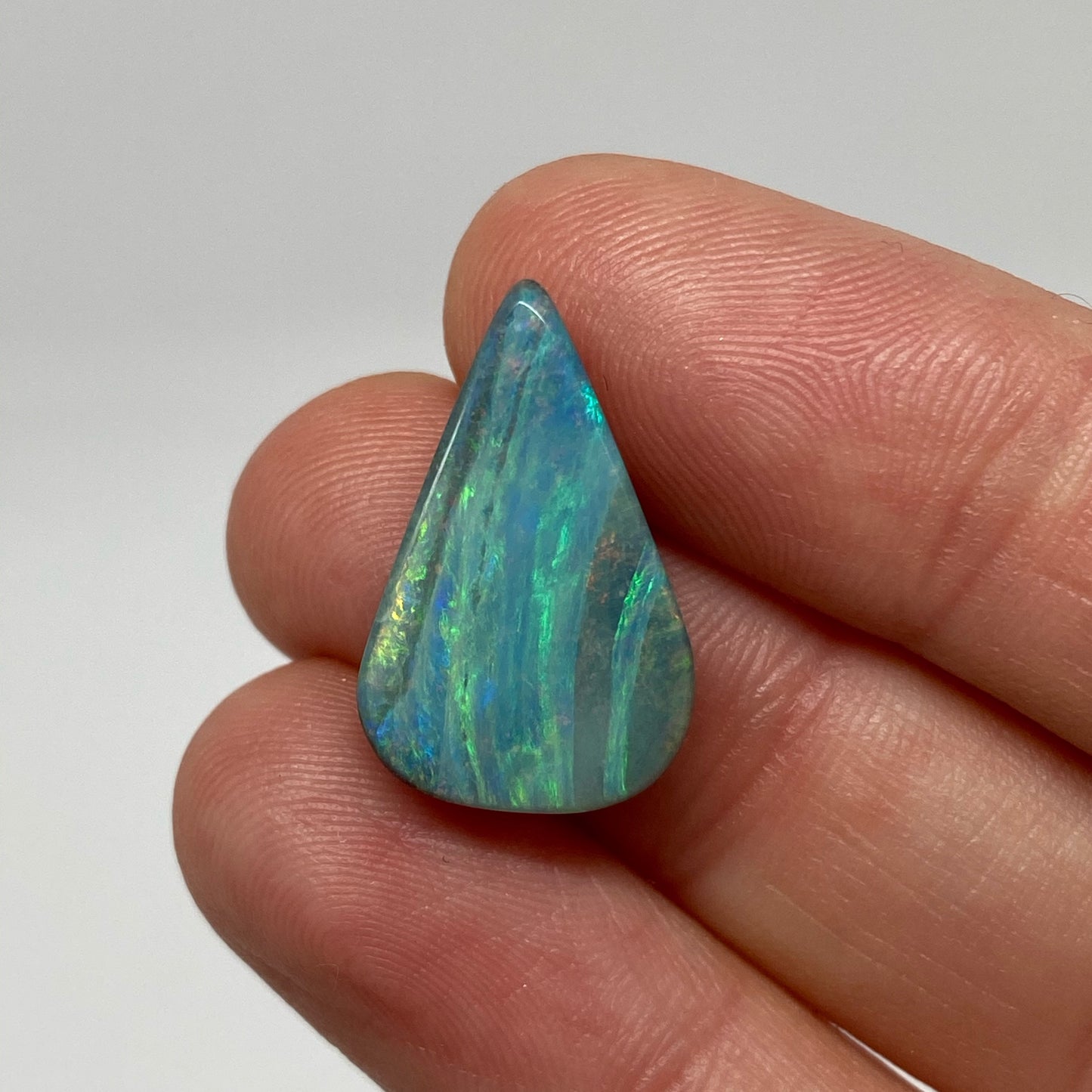 7.92 Ct teardrop boulder opal